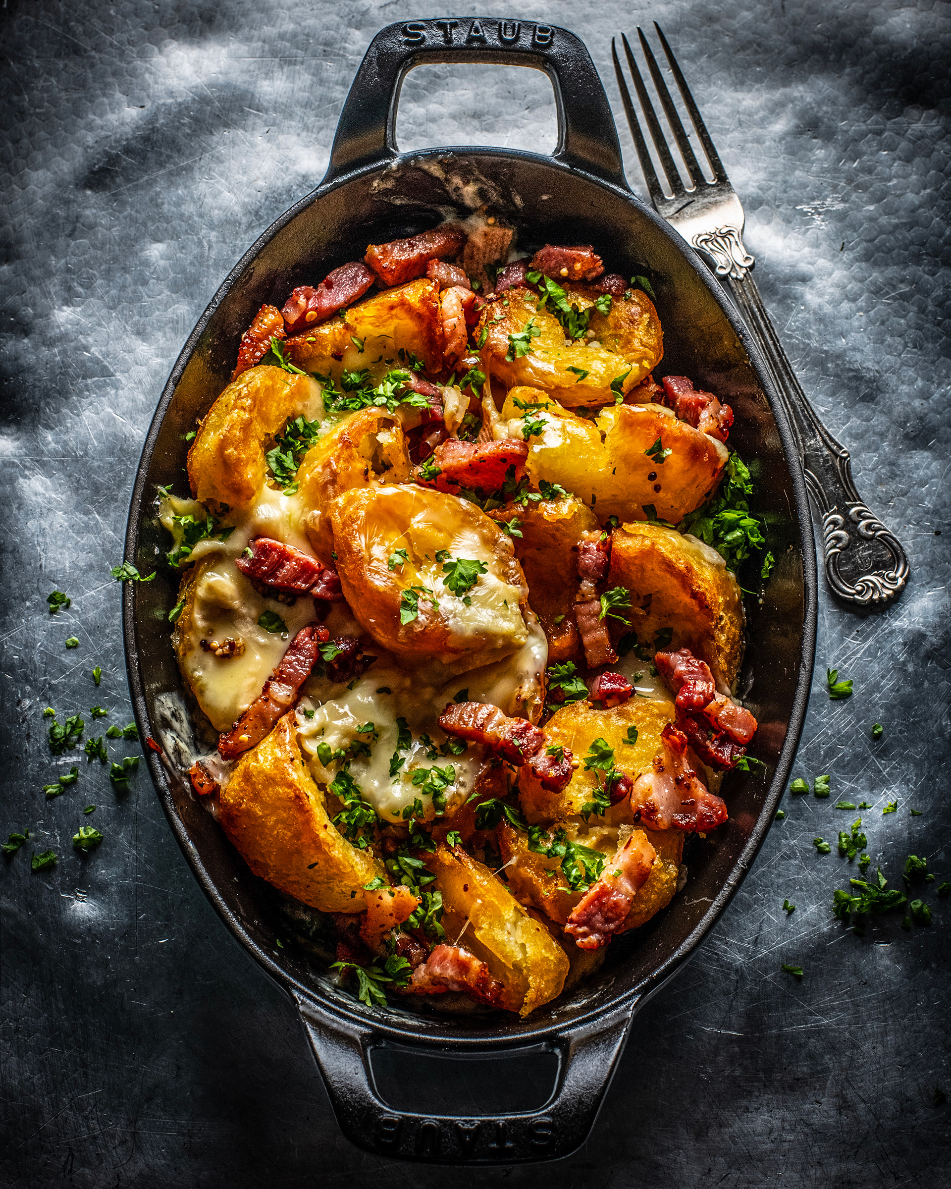 Roast Potatoes with Cheese